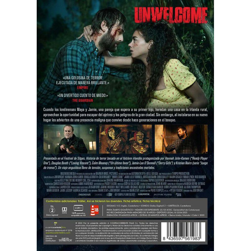 Unwelcome [DVD] image number null