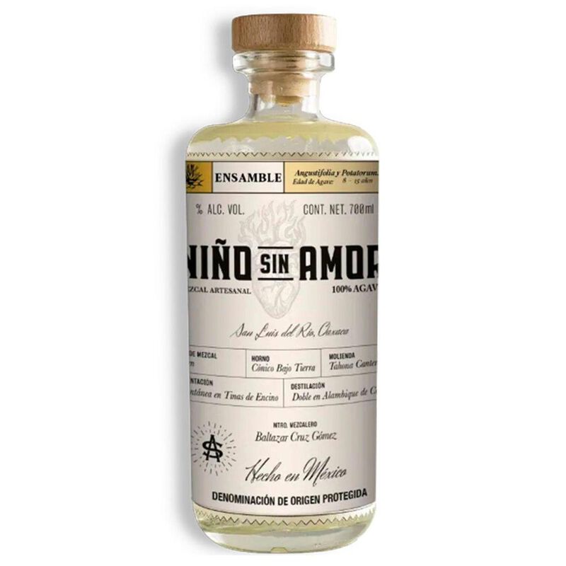 Mezcal Artesanal Destilado Ni&ntilde;o Sin Amor Ensamb... image number null