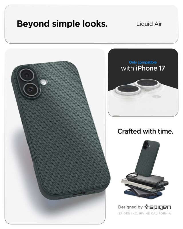 Funda Spigen Para Iphone 17 Liquid Air Tpu Verd... image number null