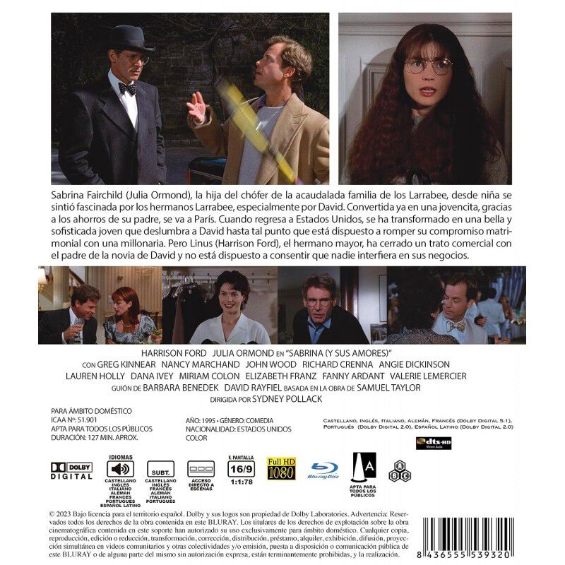 Sabrina (y Sus Amores) [blu-ray] (1995) Sabrina image number null