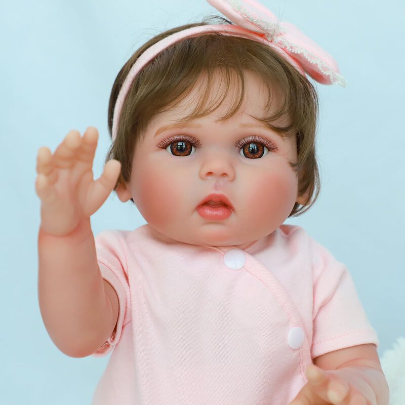 Mu&ntilde;eca Reborn Scom Lifelike Lucy De 45 Cm Con R... image number null