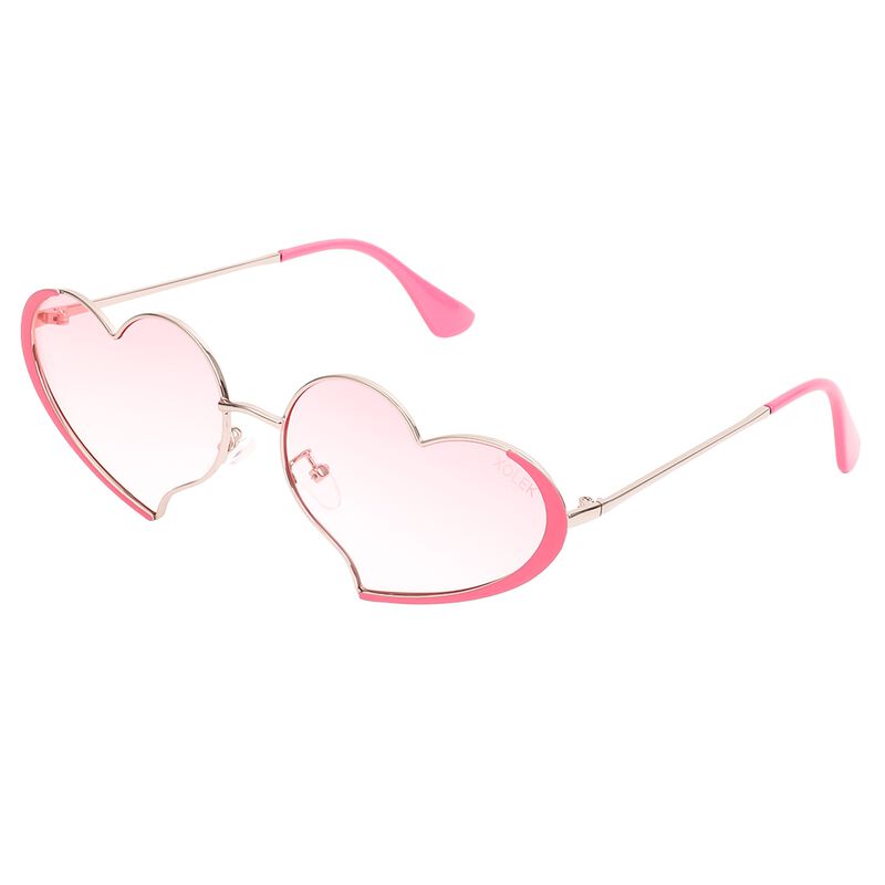 Lentes De Sol Xolek 132 Corazón Metálico Uv400 ... image number null