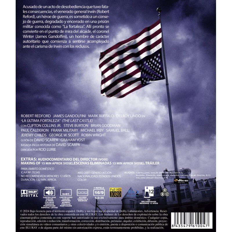 La &Uacute;ltima Fortaleza [blu-ray] (2001) The Last C... image number null