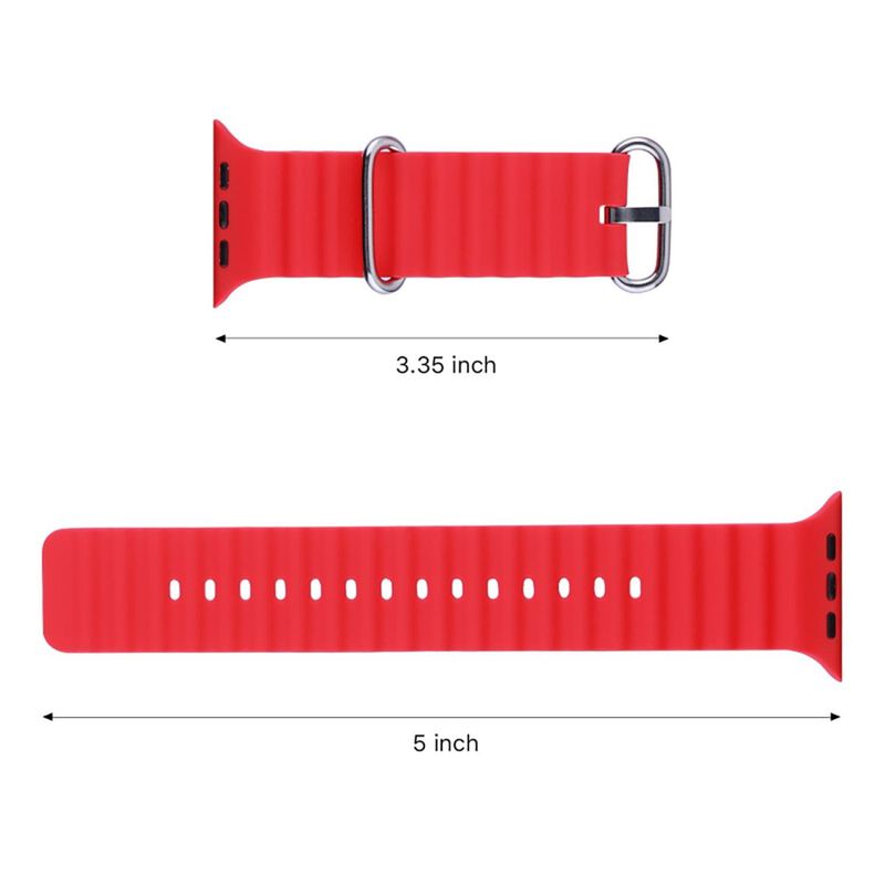 Correa Echelon Silicon Para Apple Watch Roja 9 ... image number null