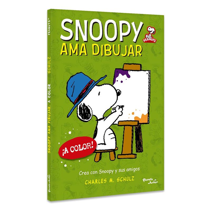 Peanuts. Snoopy Ama Dibujar. A Color, De Peanut... image number null