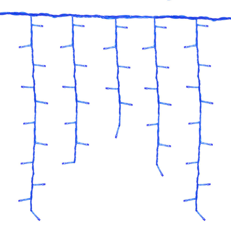 Serie tipo cascada LED luz azul 300 LED 8 funci... image number null