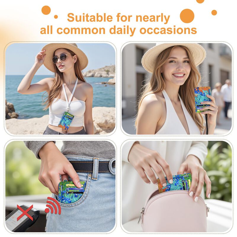 Cartera Seavilia Slim Con Bloqueo Rfid Y Dise&ntilde;o... image number null