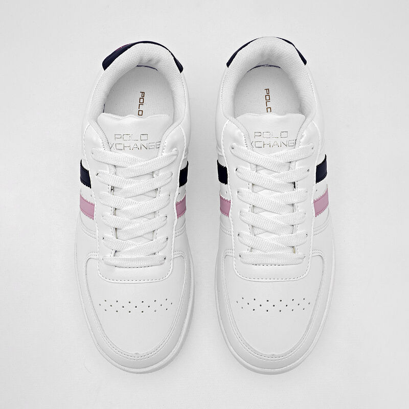 Polo exchange Tenis urbano para mujer blanco ma... image number null