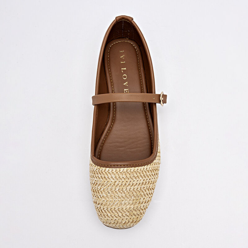 Ivi Love balerina para mujer beige camel cod 14... image number null