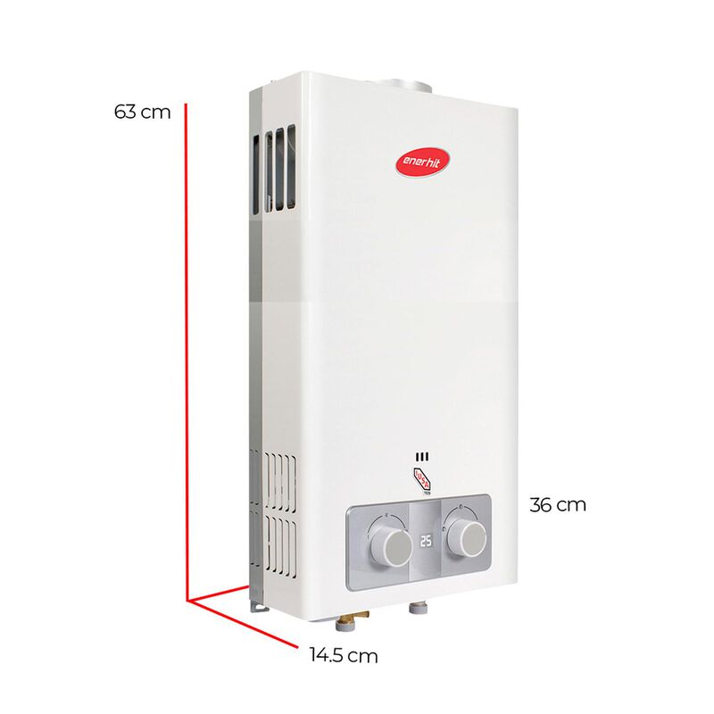 Calentador Instant&aacute;neo Enerhit 12 L Gas L.p. image number null
