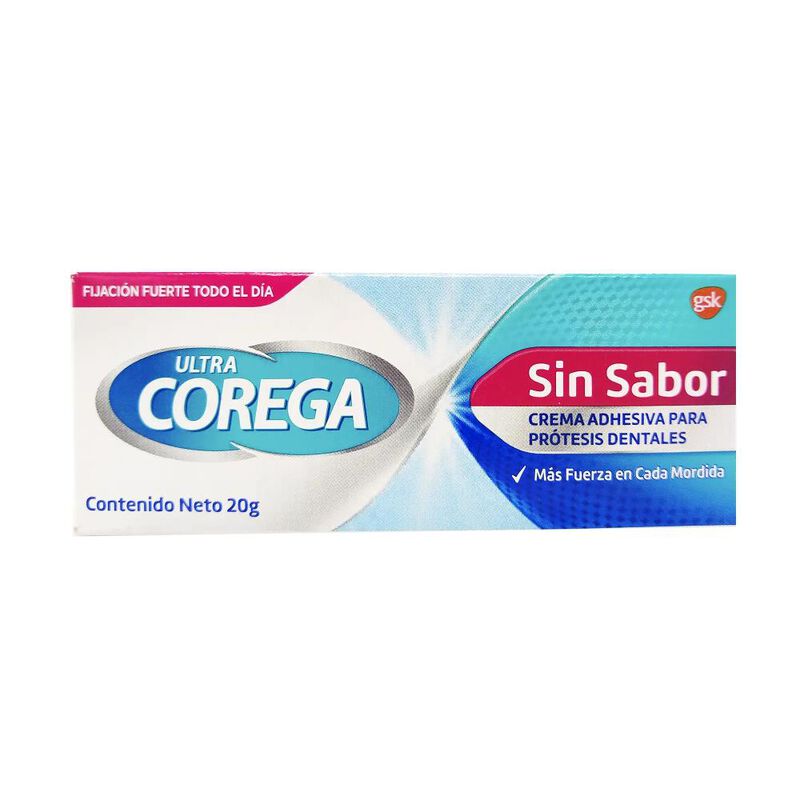 Adhesivo Corega Ultra Sin Sabor - 20 Gramos image number null