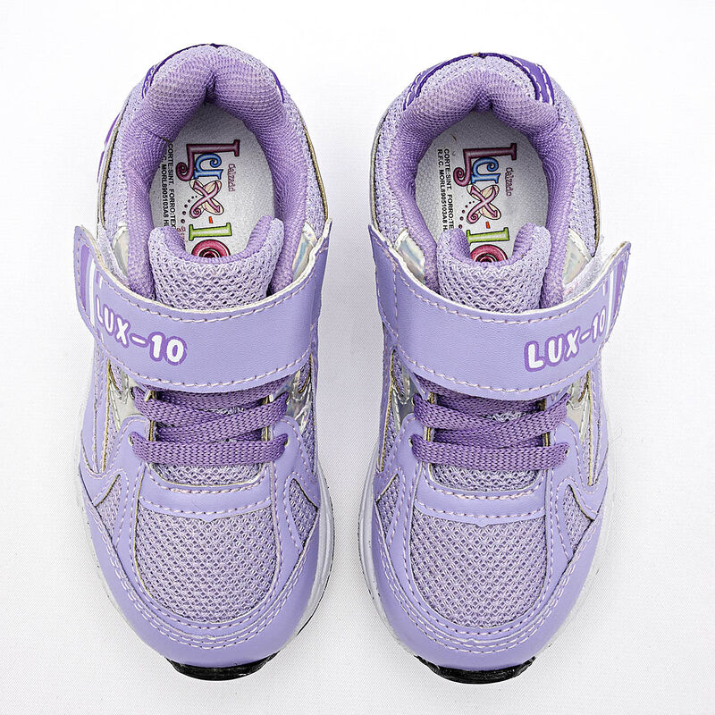 Lux-10 tenis para BEB&Eacute; lila plata morado cod 14... image number null