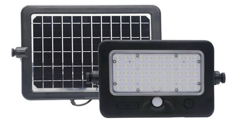 L&aacute;mpara Solar Led 10 W Luz Fr&iacute;a Power Bank Sens... image number null