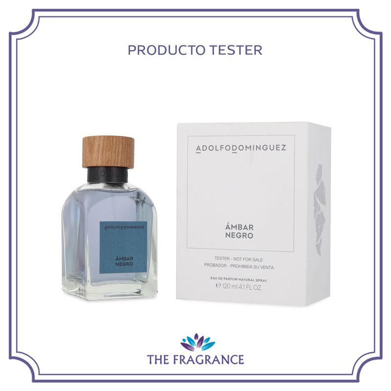 Tester Adolfo Dominguez Ambar Negro 120ml Edp S... image number null