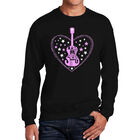 Sudadera De Cuello Redondo Word Art Para Hombre - Es una Historia de Amor - Negro