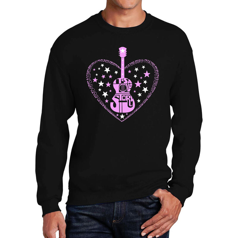 Sudadera De Cuello Redondo Word Art Para Hombre... image number null