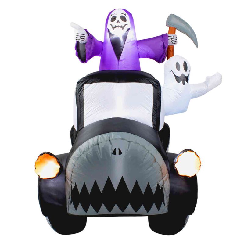 Inflable Halloween Camioneta Terrorifica Led 20... image number null