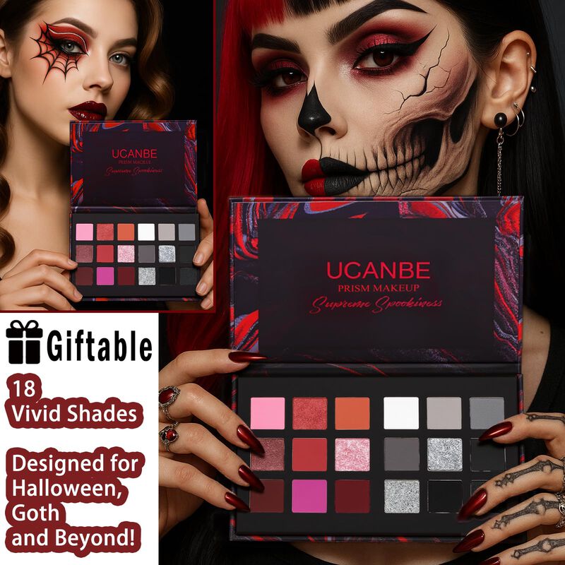 Paleta De Sombras De Ojos Ucanbe 18 Colores Mat... image number null