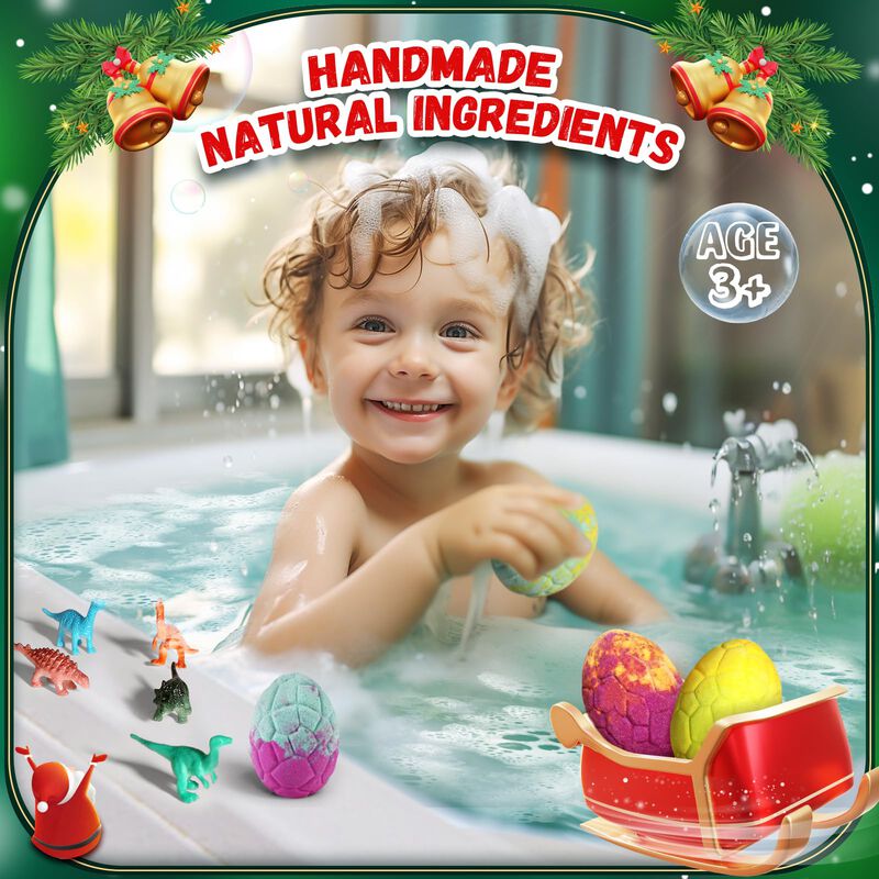 Bath Bombs, Calendario De Adviento, 2024, Dinos... image number null
