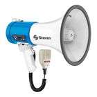 Megáfono de 25 W con grabador de voz, baterí­a recargable, reproductor MP3 y micrófono tipo patrulle