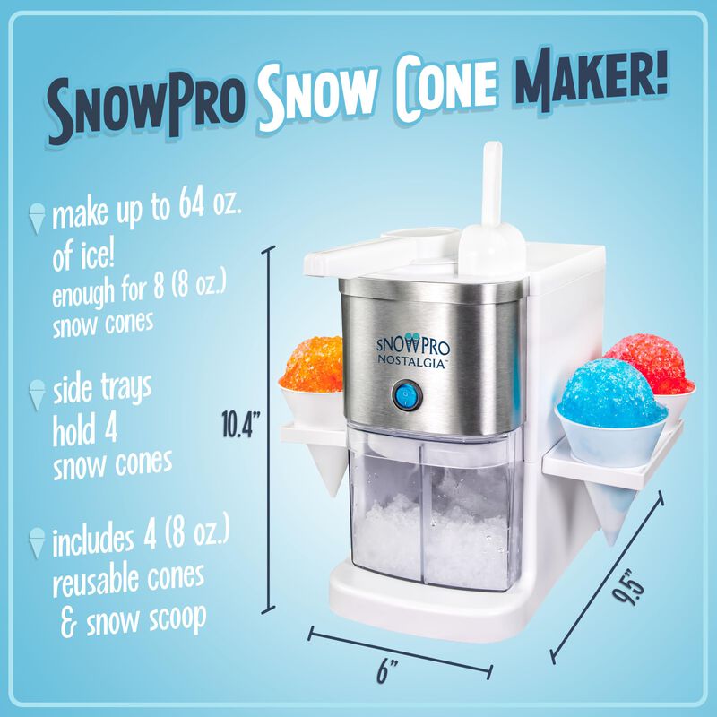 M&aacute;quina Para Hacer Conos De Nieve Nostalgia Sno... image number null