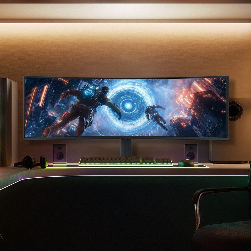 Monitor Gaming Samsung 49 Odyssey G91F DQHD 144... image number null