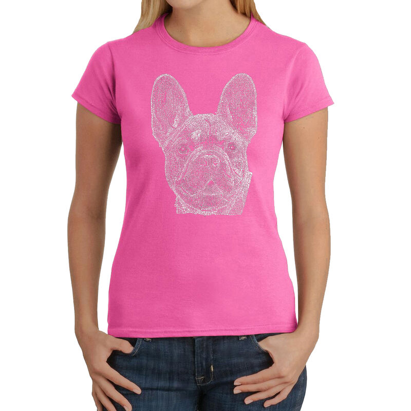Camiseta Word Art Para Mujer - Bulldog Franc&eacute;s-... image number null
