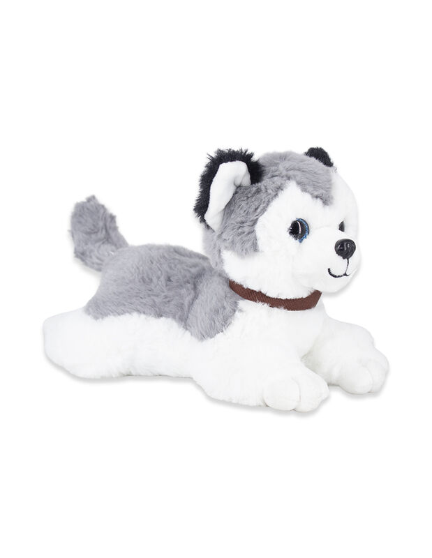 Peluche De C&aacute;nino S&uacute;per Suave Lobo Acostado image number null