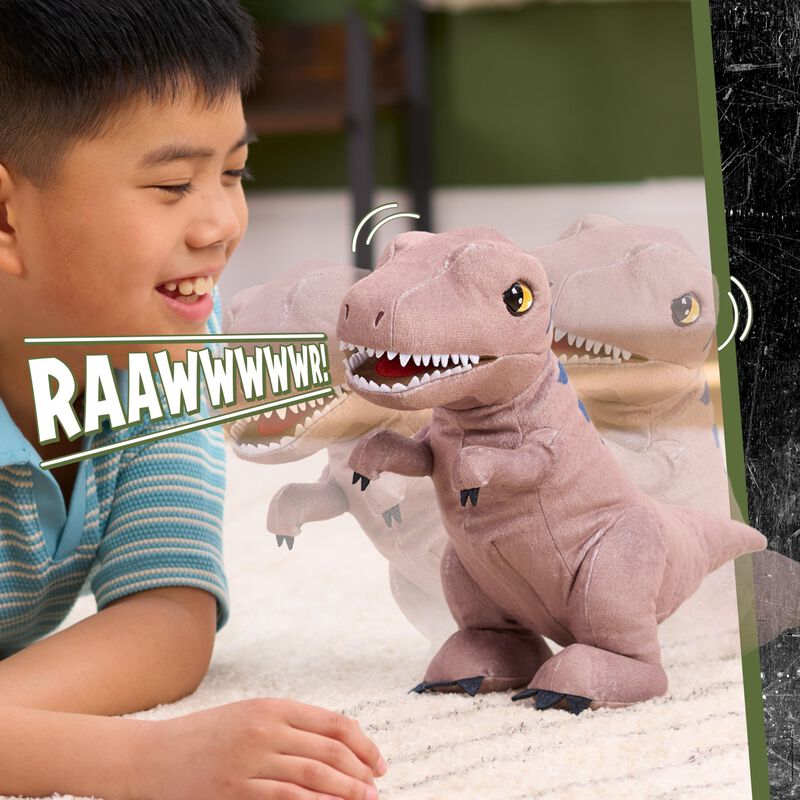 Jurassic World Peluche De Dinosaurio T-rex Rugi... image number null