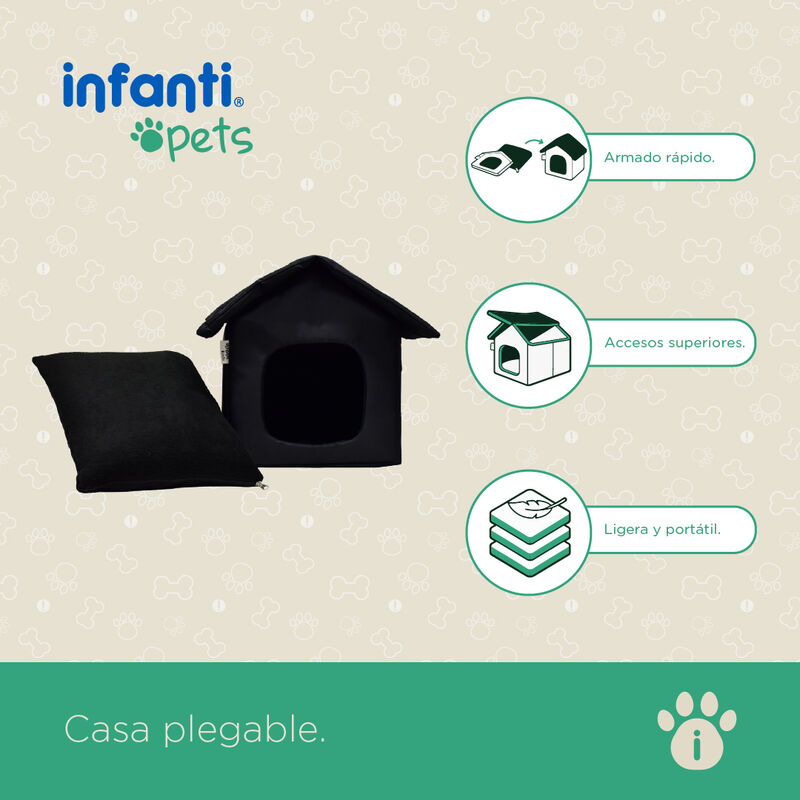 Casa Plegable Para Mascotas Chica Ligera Y Port... image number null