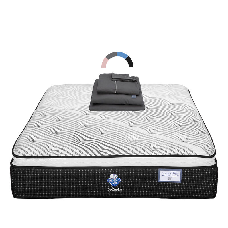 Colch&oacute;n Spring Air Alaska Queen Size + Juego De... image number null