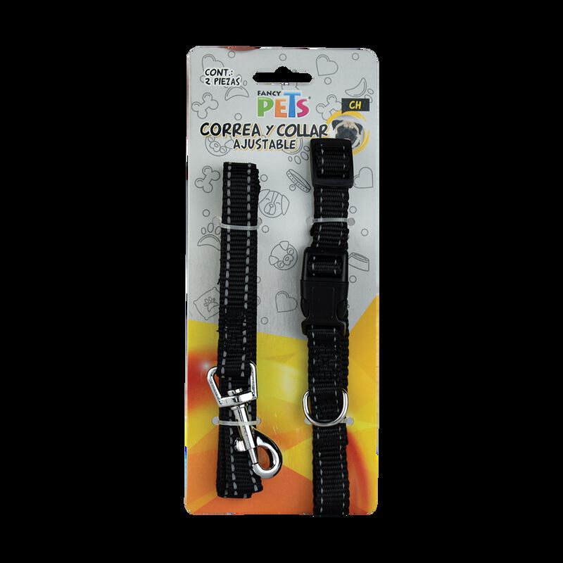 Fancy Pets Correa Con Collar De Nylon Para Perr... image number null