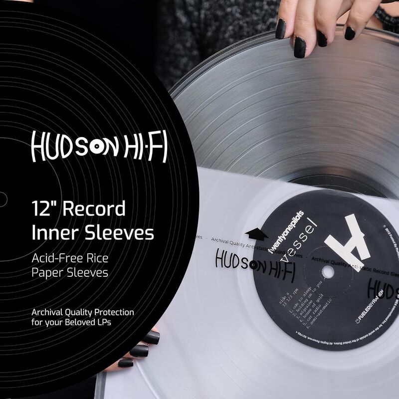 Fundas Interiores Para Discos De Vinilo Hudson ... image number null