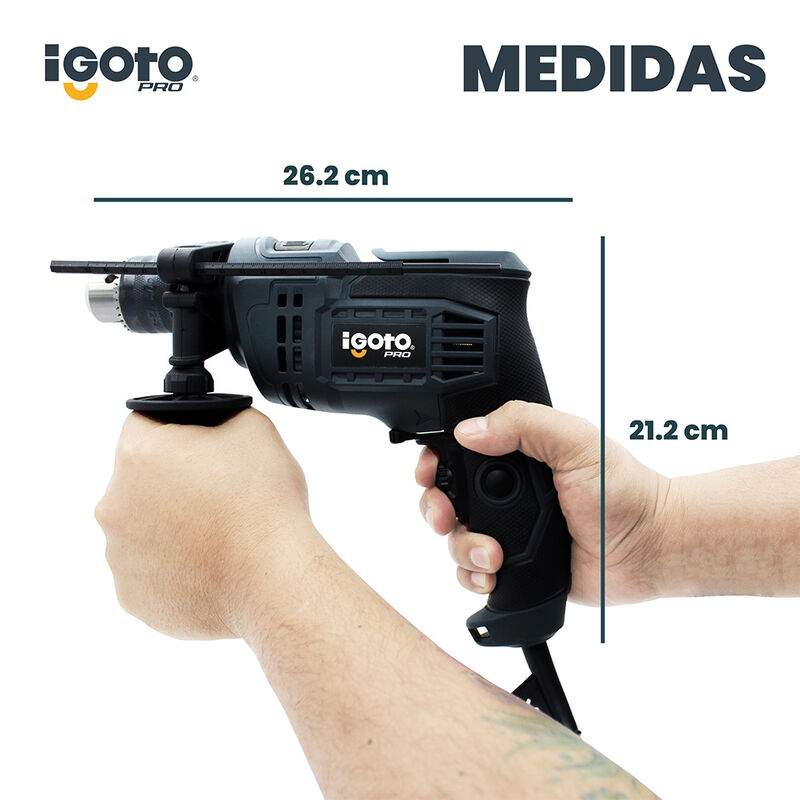 Taladro Rotomartillo IGOTO PRO  700W HI1001 image number null