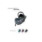 Autoasiento Portabeb&eacute; 0-12 Meses Con Cintur&oacute;n 3 Puntos Toldo Desmontable Hasta 13kg Gris