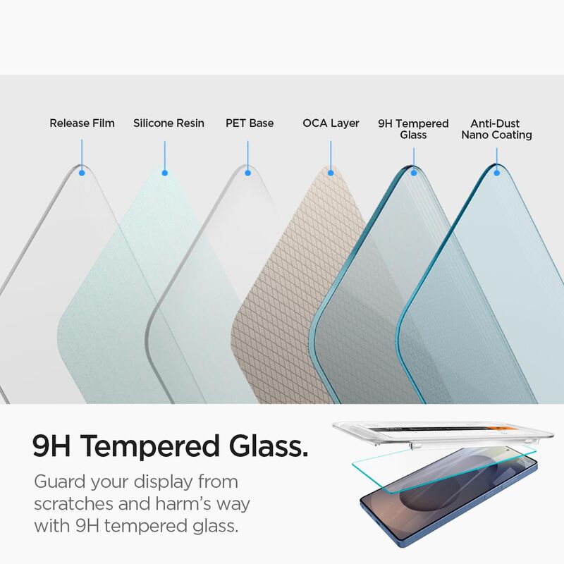 Protector De Pantalla Spigen Glastar Ez Fit Par... image number null