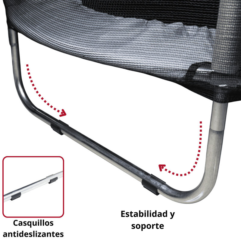 Trampol&iacute;n Infantil Con Red De Seguridad 140 Cm ... image number null