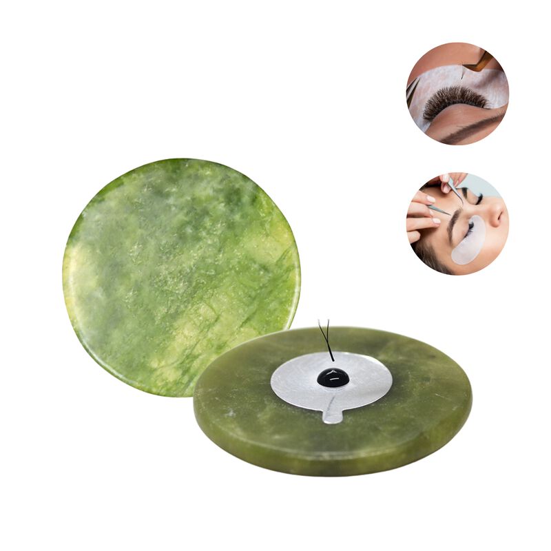 10 Piedra Jade para Pegamento Adhesivo de Pesta... image number null