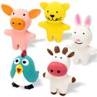 Juguetes Para Perros Lechong Pack De 5 De L&aacute;tex 12 cm, Set Lindo Con Chirrido