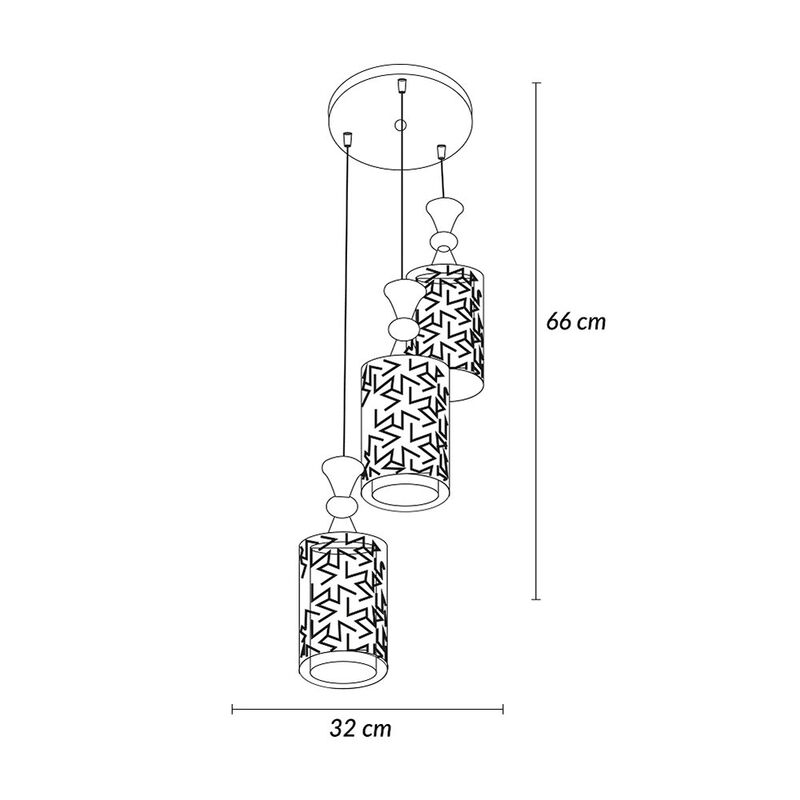 Lámpara colgante Mavericks II 030 Mil Luces image number null