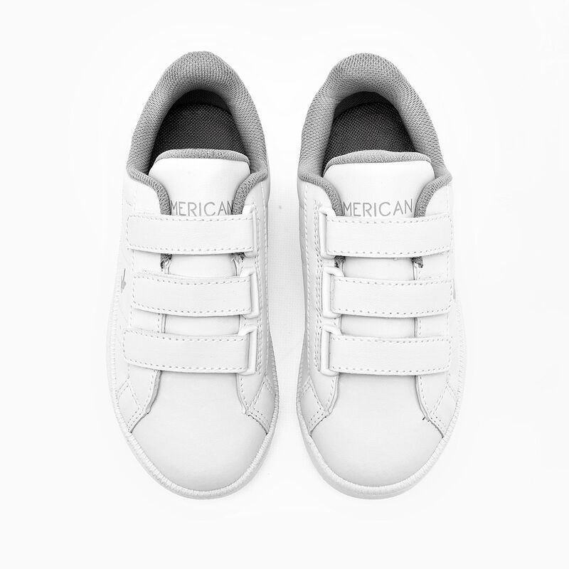 American Fire tenis para ni&ntilde;o  blanco gris cod ... image number null