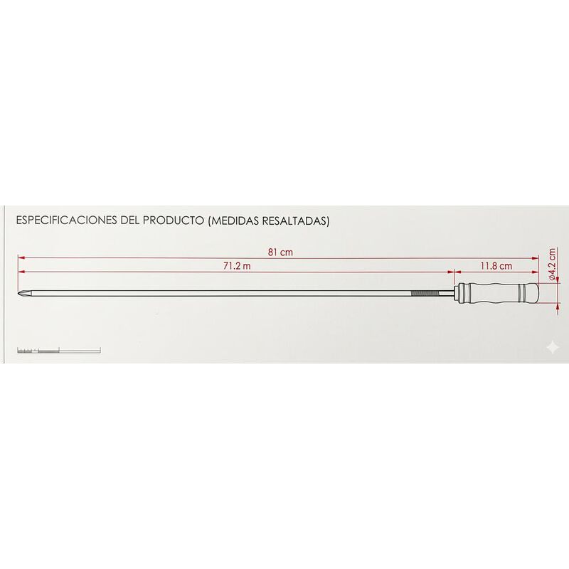 Espada Pincho Brasile&ntilde;o Tramontina 26417085Asad... image number null