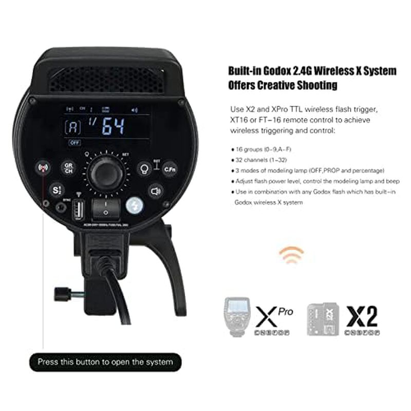 Linterna De Estudio Godox Dp800iii-v De 800 W D... image number null