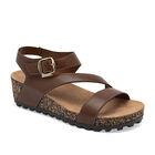 Via Moda sandalia cu&ntilde;a para mujer caf&eacute; cod 140848-E