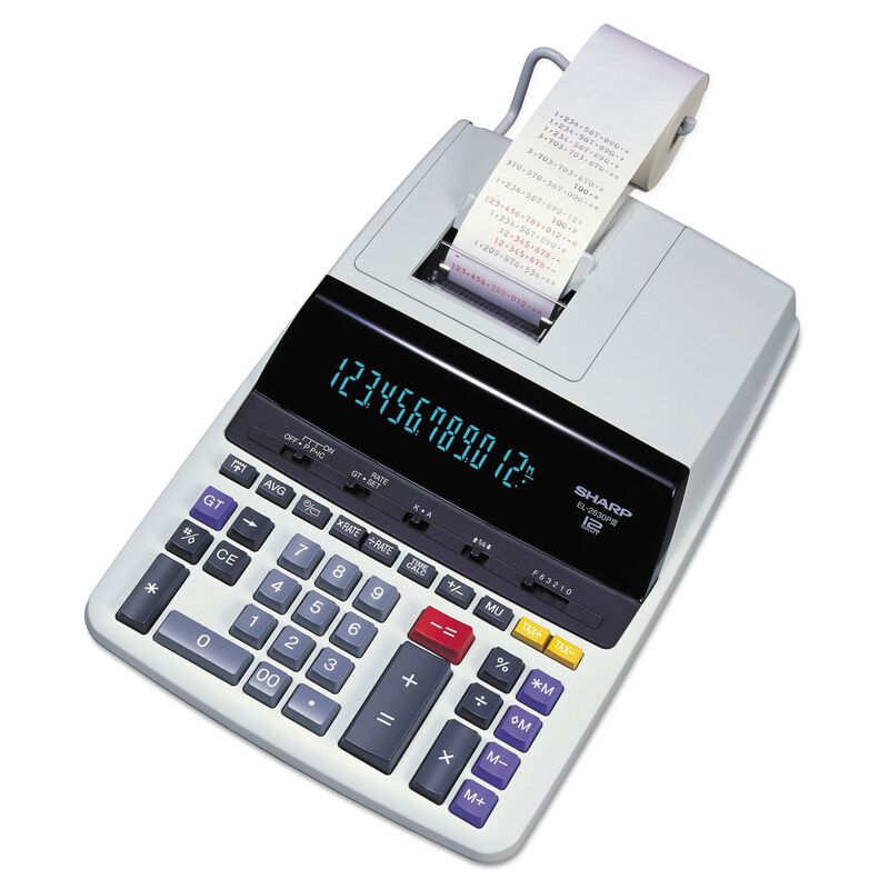 Calculadora De Impresi&oacute;n Sharp El2630piii Negro... image number null