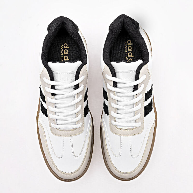 Daddy Tenis urbano para mujer blanco negro image number null