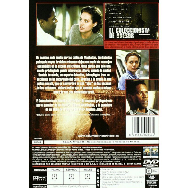 El Colecionista De Huesos (dvd) image number null