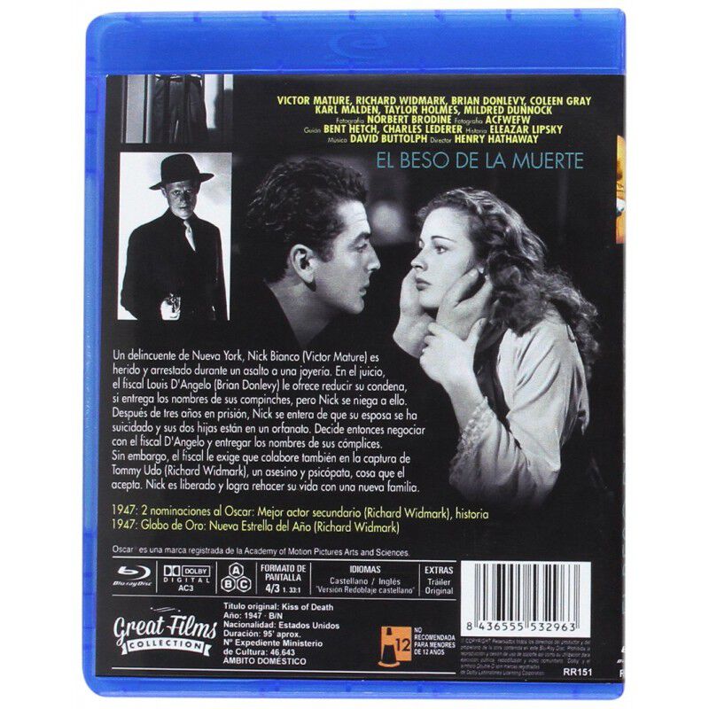 El Beso De La Muerte (kiss Of Death ) [blu-ray] image number null