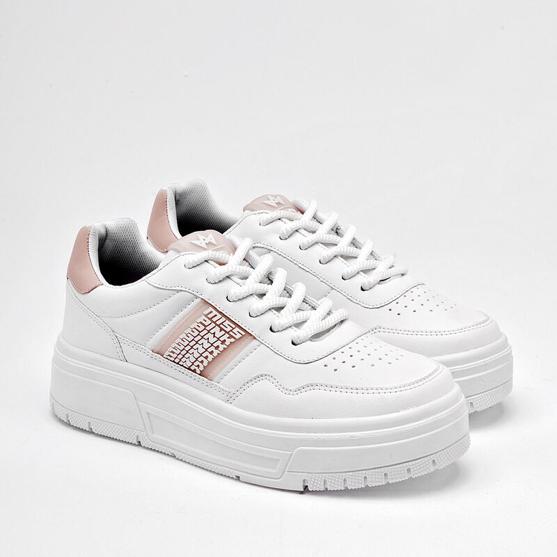 Miss Pink tenis para mujer blanco rosa cod 1416... image number null