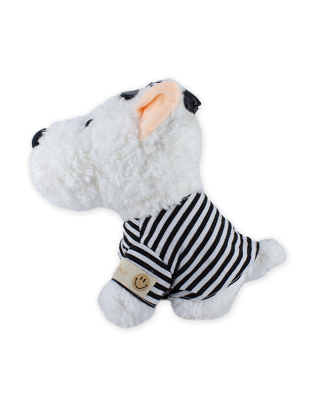 Peluche Perrito Con Boina/ Camisa a Rayas image number null